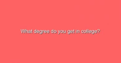 what degree do you get in college 9074