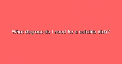 what degrees do i need for a satellite dish 10712
