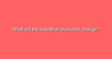 what did the industrial revolution change 11563