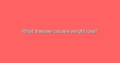 what disease causes weight loss 7999