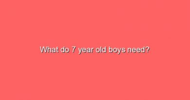 what do 7 year old boys need 9987