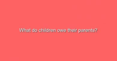 what do children owe their parents 10460