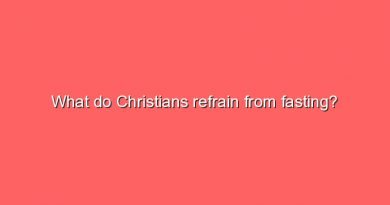 what do christians refrain from fasting 9677