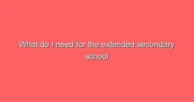 what do i need for the extended secondary school certificate 11978