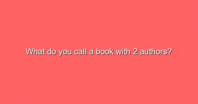 what do you call a book with 2 authors 5827