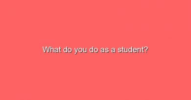 what do you do as a student 9789