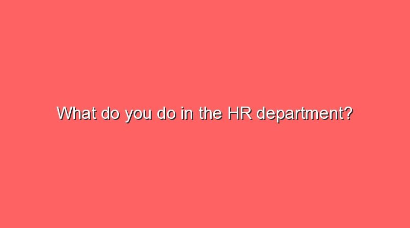 what do you do in the hr department 11427