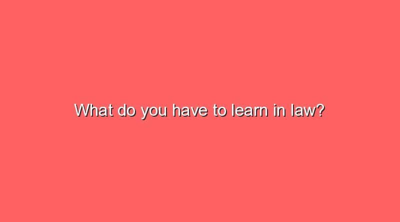 what do you have to learn in law 9798