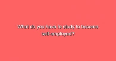 what do you have to study to become self employed 10425