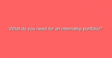 what do you need for an internship portfolio 7765