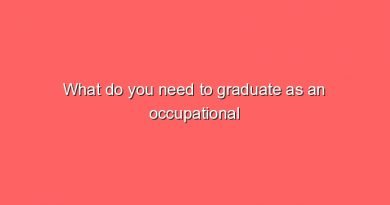 what do you need to graduate as an occupational therapist 6131