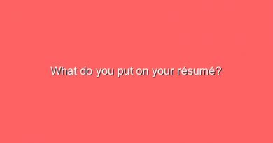 what do you put on your resume 6155