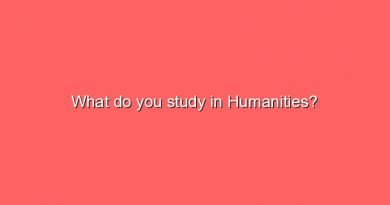 what do you study in humanities 8347