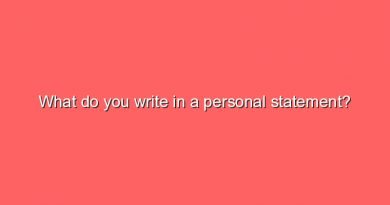 what do you write in a personal statement 15391