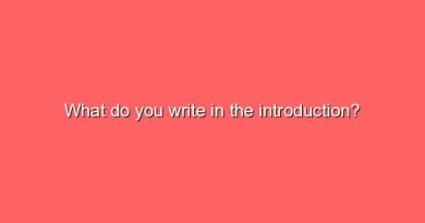 what do you write in the introduction 5956