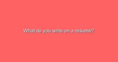 what do you write on a resume 2 5070