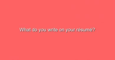 what do you write on your resume 6109