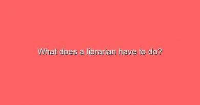 what does a librarian have to do 9553