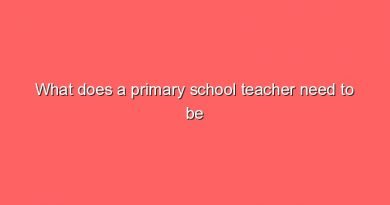 what does a primary school teacher need to be able to do 9067