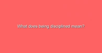 what does being disciplined mean 8063
