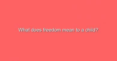 what does freedom mean to a child 9309