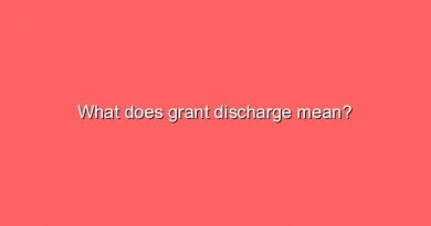 what does grant discharge mean 6177