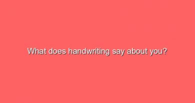 what does handwriting say about you 9657