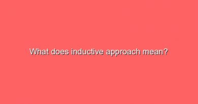 what does inductive approach mean 7966