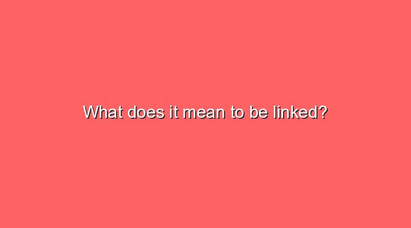 what does it mean to be linked 8231