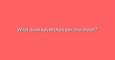 what does keystrokes per line mean 8824