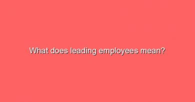 what does leading employees mean 10550