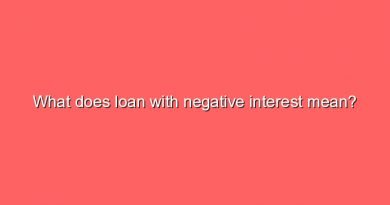 what does loan with negative interest mean 6332