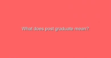 what does post graduate mean 6218