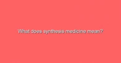 what does synthesis medicine mean 11983