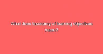 what does taxonomy of learning objectives mean 6079