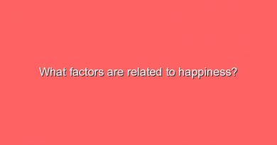 what factors are related to happiness 9863