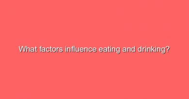 what factors influence eating and drinking 9620