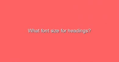what font size for headings 2 9995