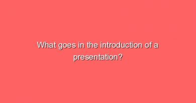 what goes in the introduction of a presentation 10338