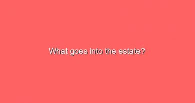 what goes into the estate 10020