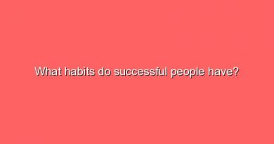 what habits do successful people have 11301