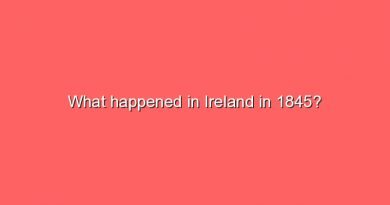 what happened in ireland in 1845 6759