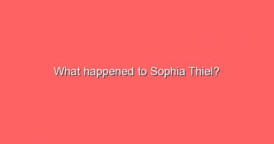 what happened to sophia thiel 7457