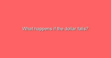 what happens if the dollar falls 10292