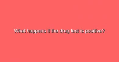 what happens if the drug test is positive 8544