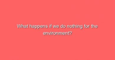 what happens if we do nothing for the environment 10536