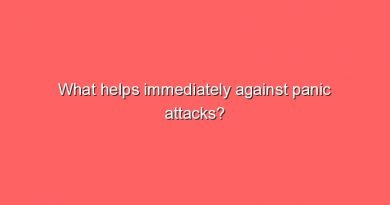 what helps immediately against panic attacks 10837