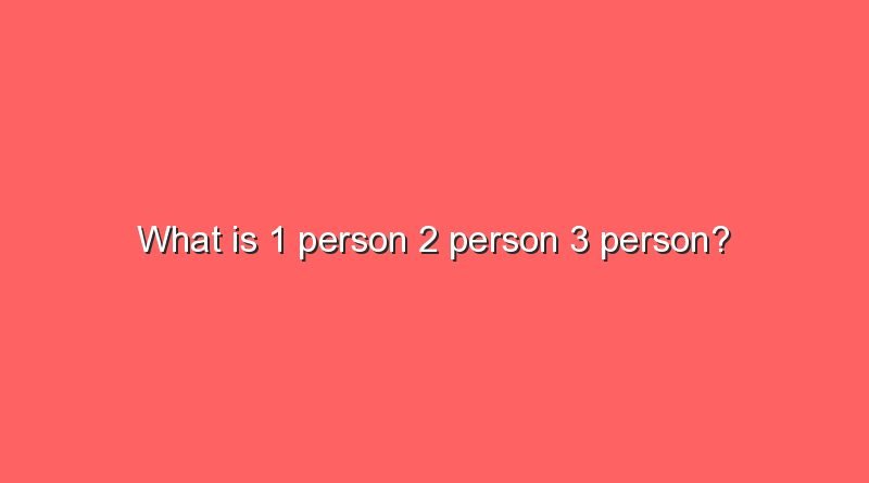 what is 1 person 2 person 3 person 8408