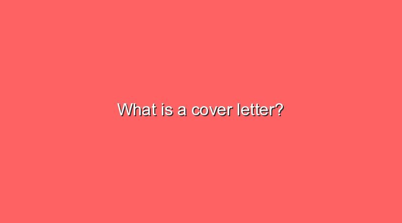 what is a cover letter 6420