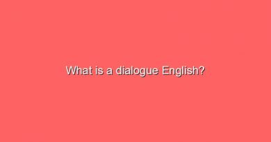 what is a dialogue english 10835